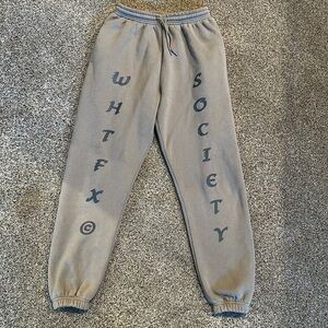 white fox sweatpants